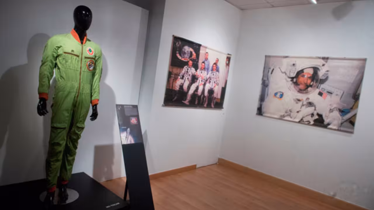 Exposición vida de astronautas