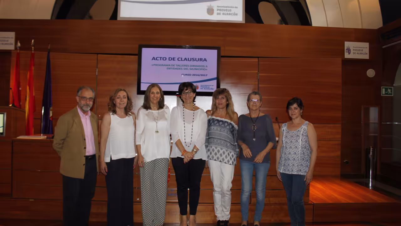 Entrega de diplomas a los alumnos de los talleres de entidades que trabajan con personas con discapacidad