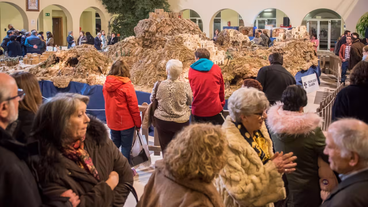 Visitas al Belén del Ayuntamiento