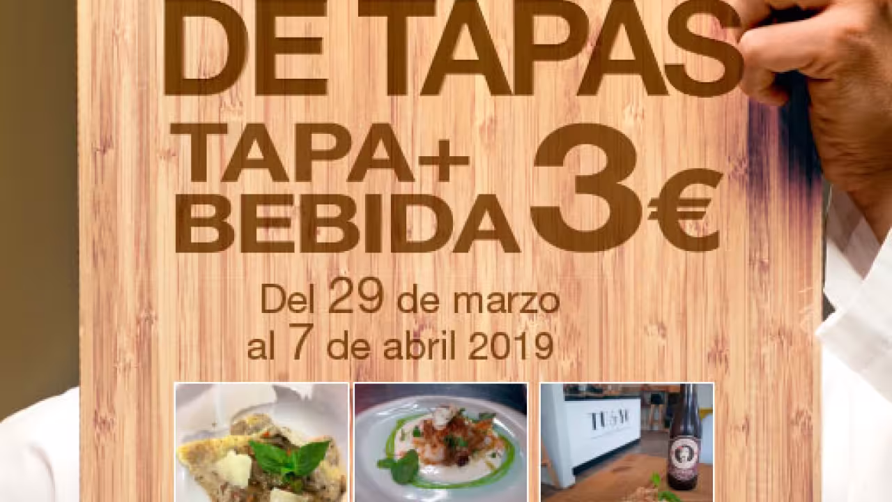 Cartel Pozuelo de Tapas marzo abril 2019