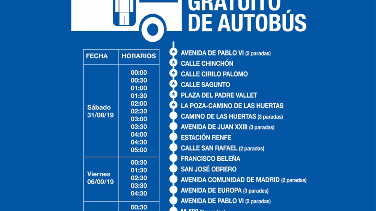 Bus en fiestas