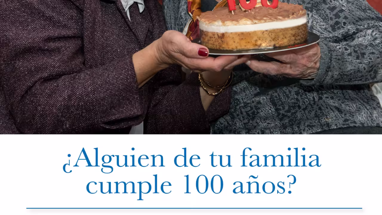 Cartel celebración centenarios