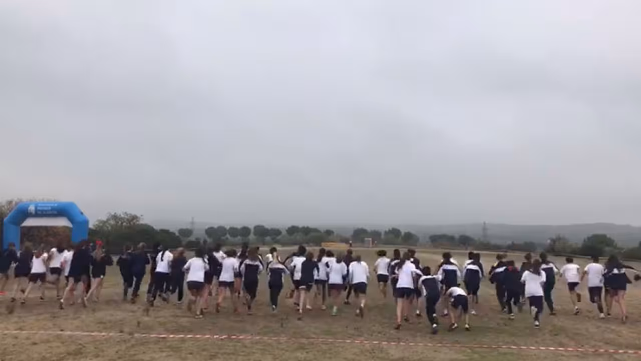 Participantes en el Cross de Navidad