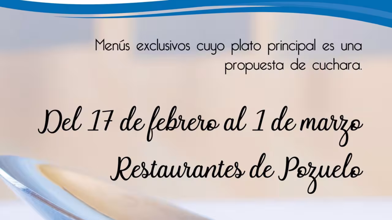 Cartel Pozuelo de Cuchara 2020