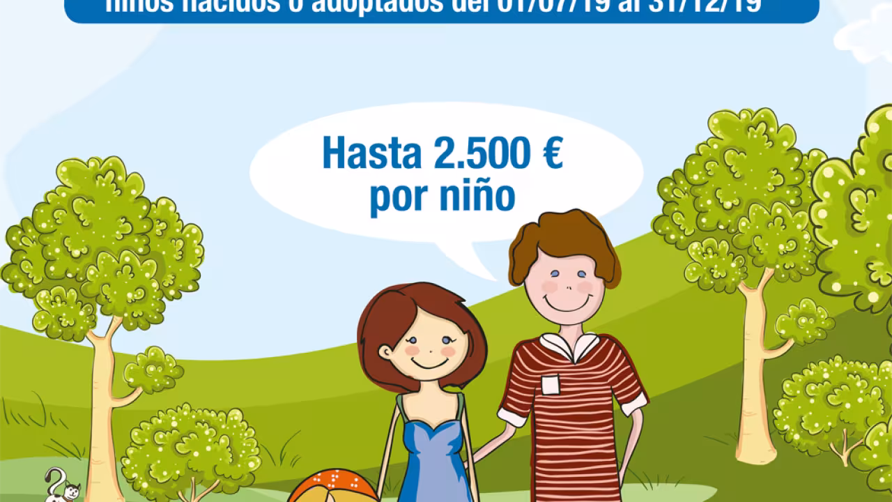 Cartel Ayudas por nacimiento