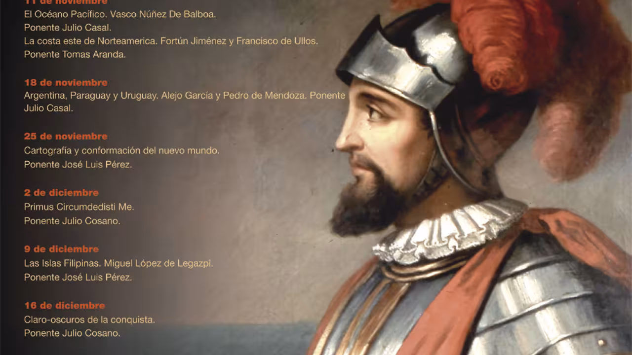 Cartel conferencias Grandes personajes de la historia