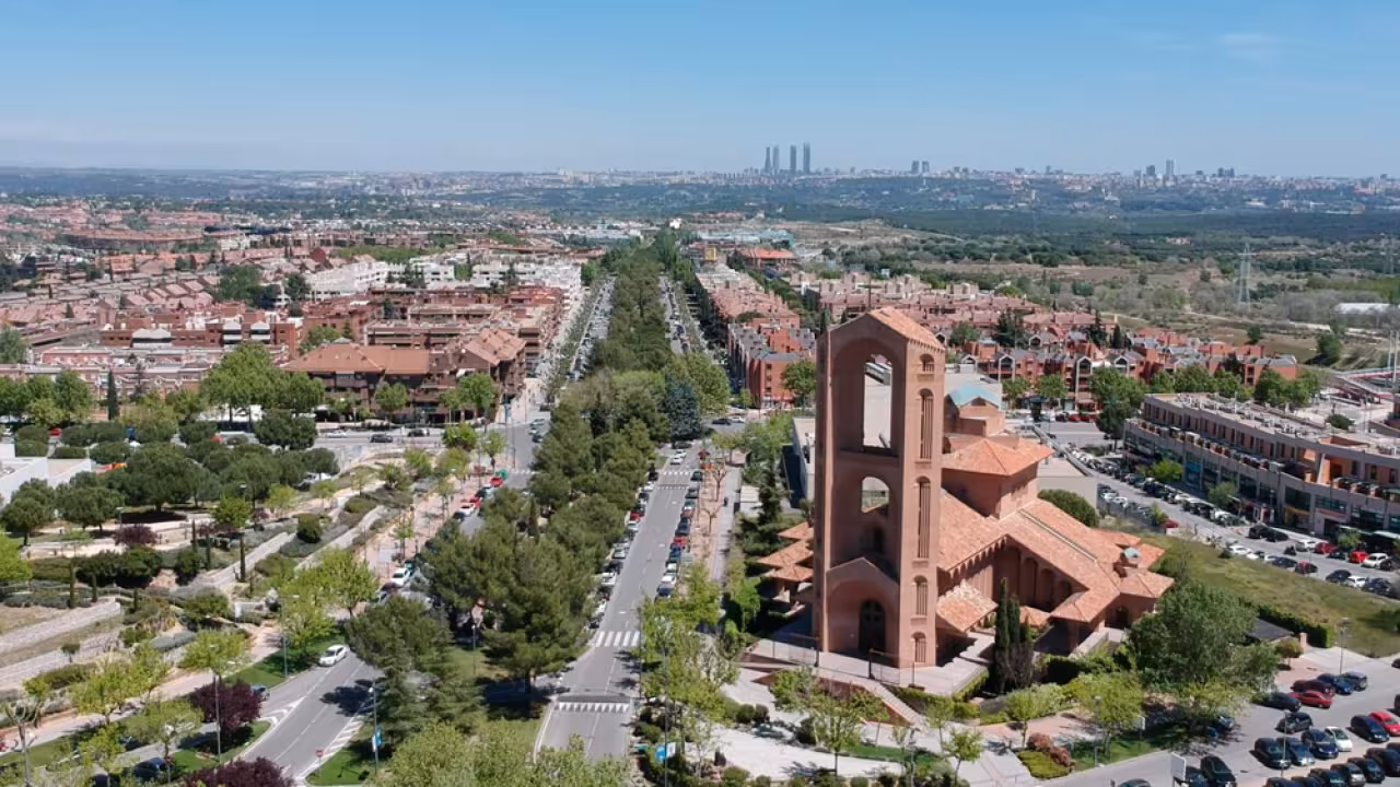Pozuelo de Alarcón foto aérea