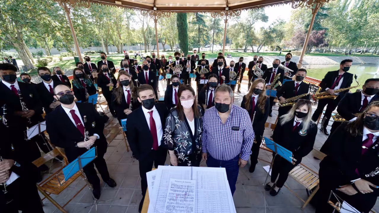 Quislant en el concierto de La Lira en el Día de la Hispanidad