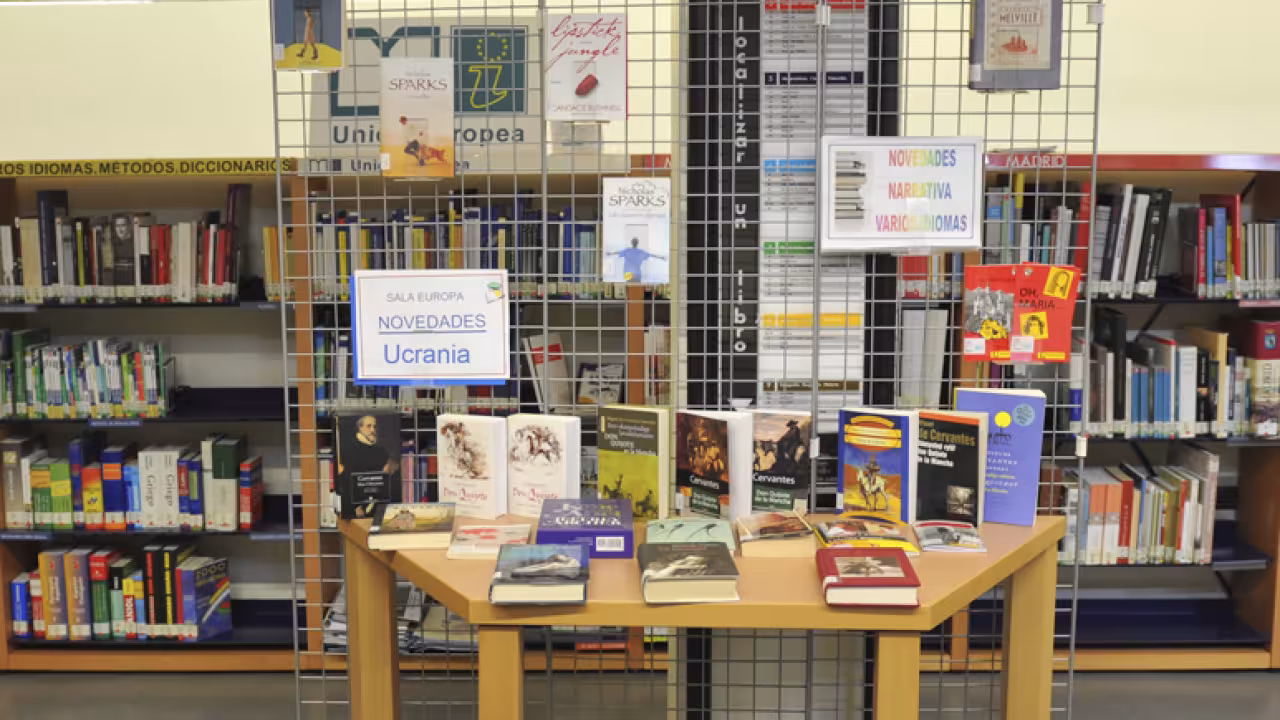 imagen de una de las bibliotecas
