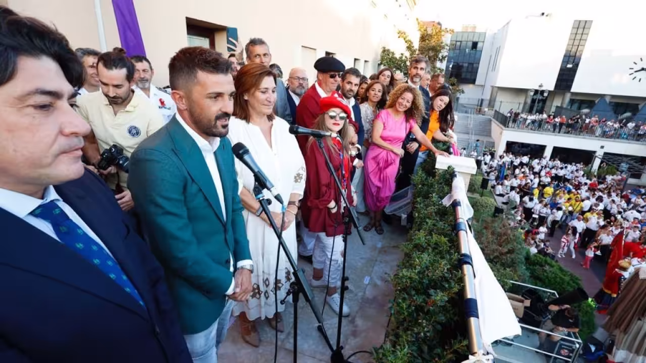 Pregón con David Villa