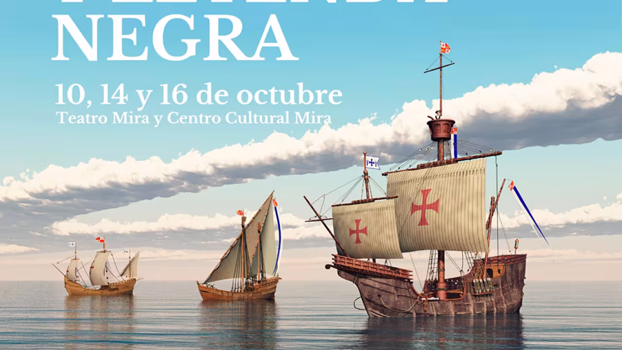 Cartel Jornadas sobre Hispanidad y leyenda negra