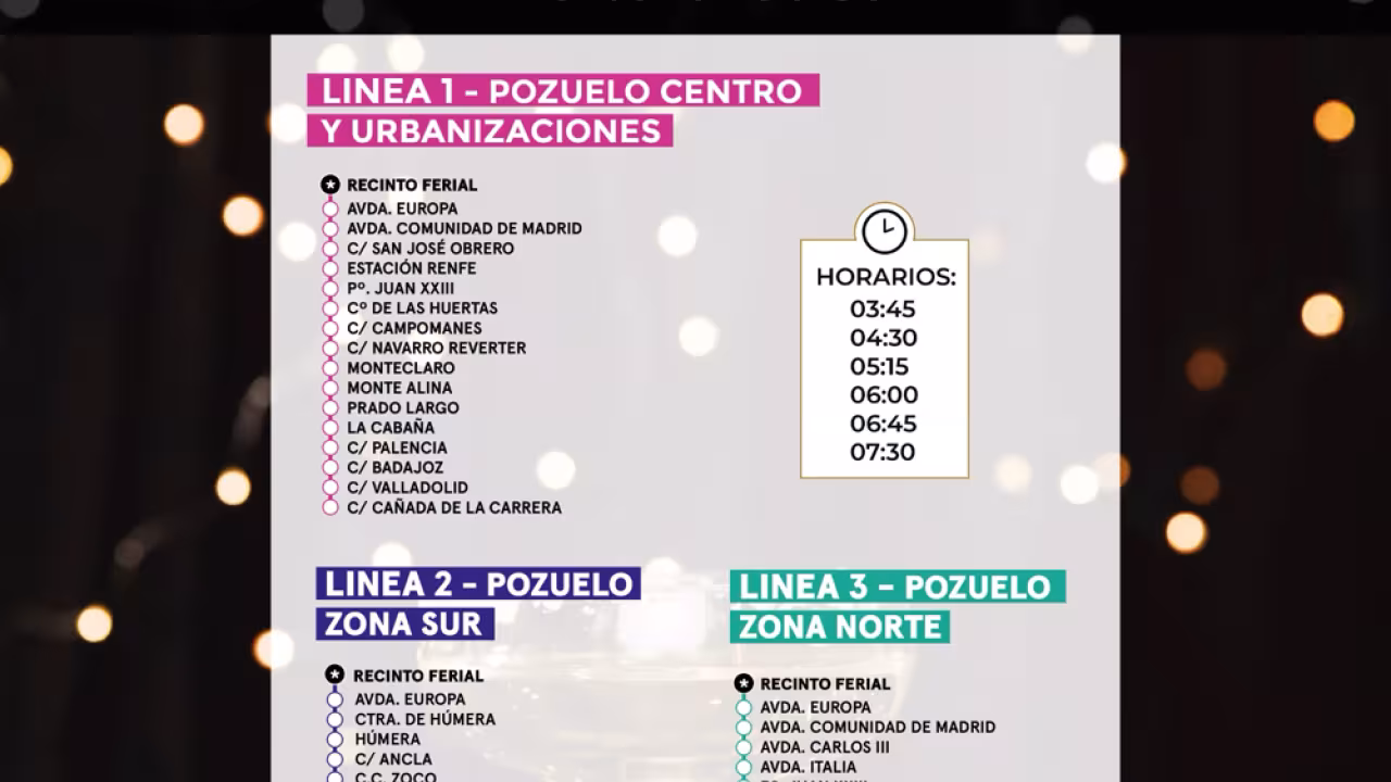 buses vuelta a casa
