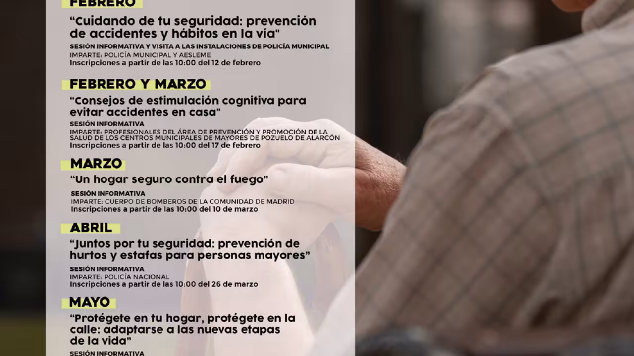 Cartel Caminando seguro