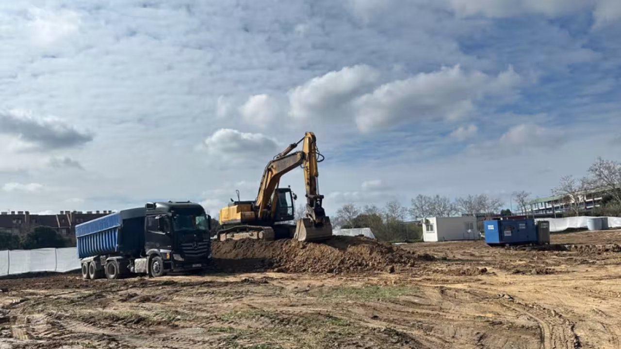 Obras del cuarto centro de salud de Pozuelo de Alarcón