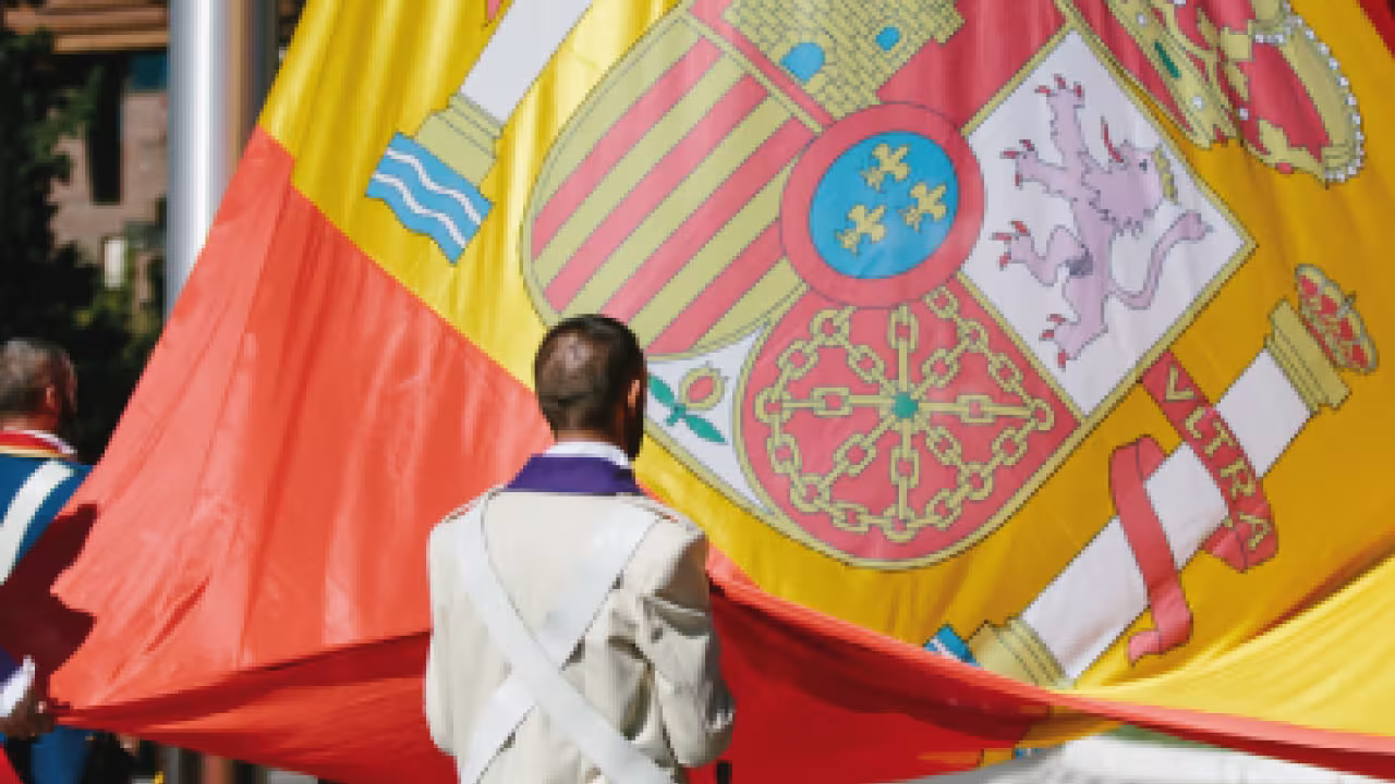 Homenaje a la bandera banner