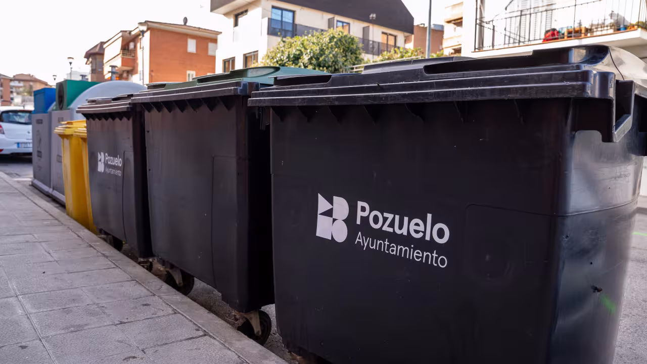 contenedores en superficie