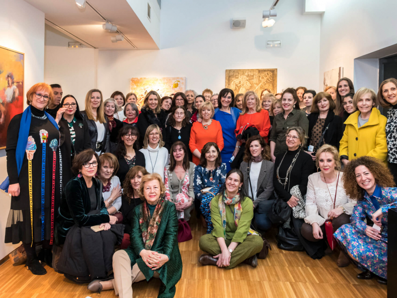 Inauguración de la exposición de mujeres Artistas de Pozuelo 