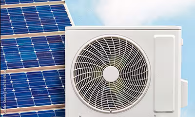 Paneles solares y aerotermia