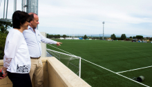 Visita a la ciudad deportiva Valle de las Cañas