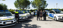 Presentación de los nuevos vehículos de la Policía Municipal de Pozuelo