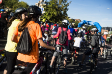 Un millar de participantes en la Fiesta de la Bici