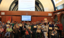 Diplomas alumnos del Espacio para el ocio