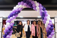 La alcaldesa, Susana Pérez Quislant, en la inauguración de Womened