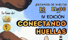 conectando con huellas cartel