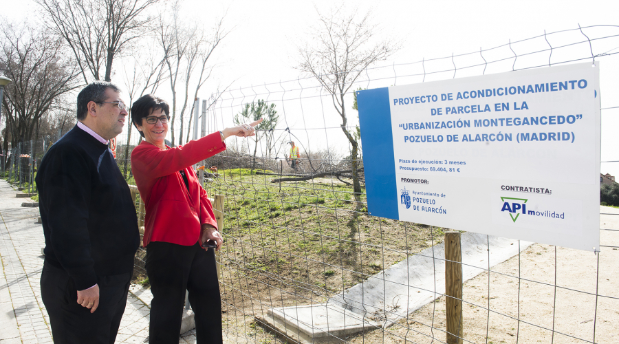 La alcaldesa y el concejal de Medio Ambiente visitan la zona