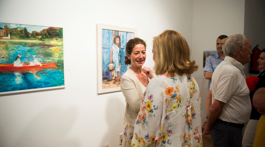 Exposición de las obras de los talleres de cultura