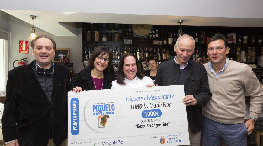 Entrega del primer premio Pozuelo de Tapas y en Dulce