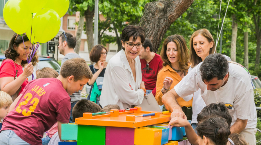 La alcaldesa en la celebración del Día de la Familia