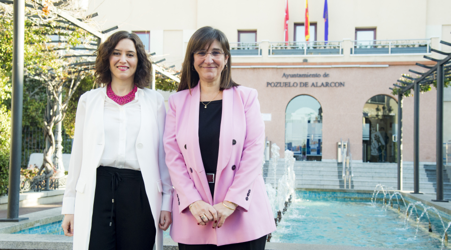 La alcaldesa y la presidenta