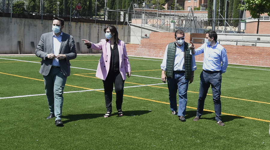 Susana Pérez Quislant visita el Polideportivo El Pradillo