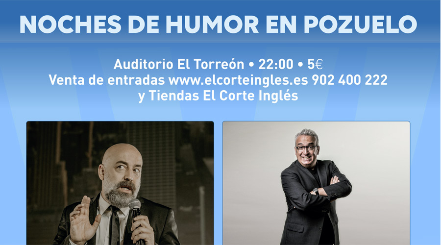 Cartel Noches de humor en Pozuelo