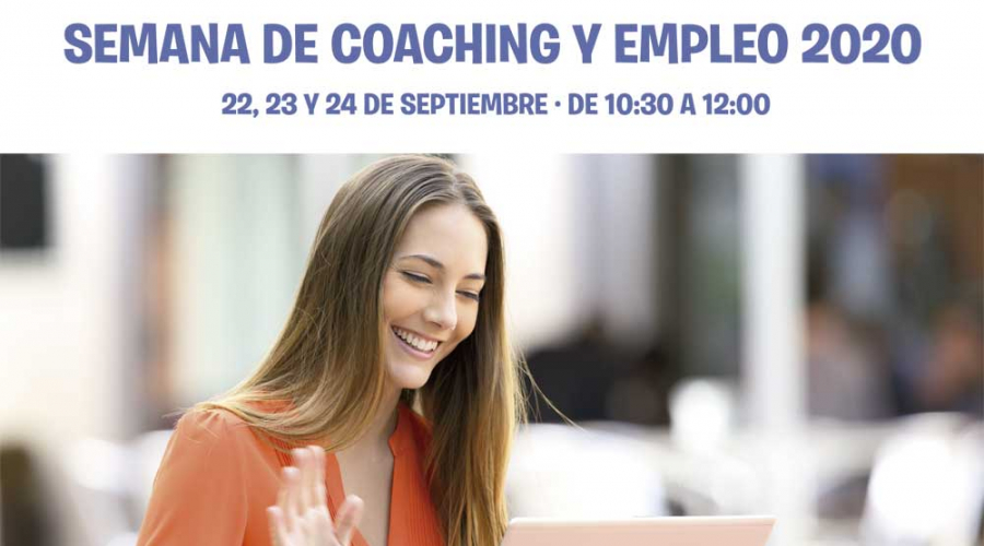 Cartel Semana coaching de empleo