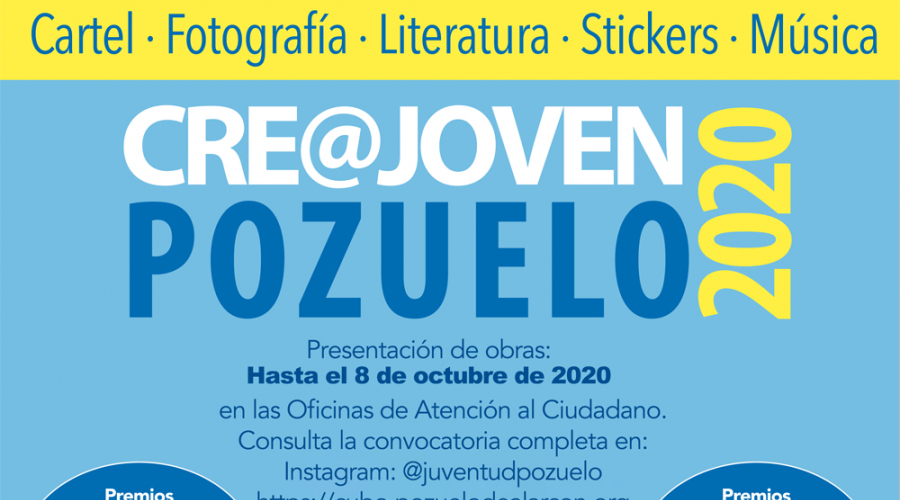 Cartel Crea Joven Pozuelo