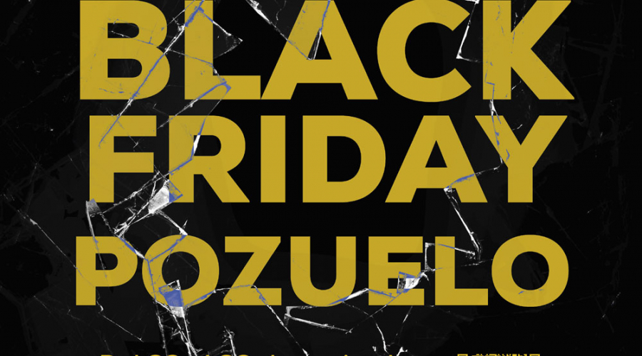 Cartel Black Friday Pozuelo