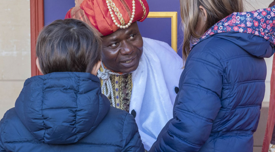 Entrega de cartas a los Reyes Magos