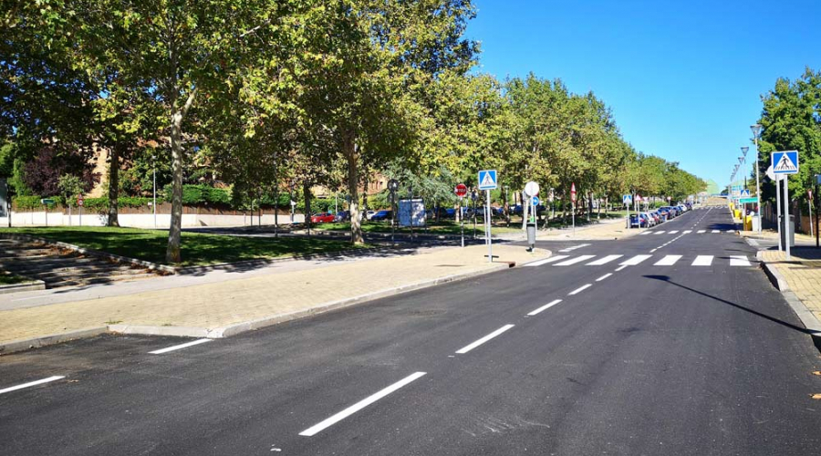Calle asfaltada