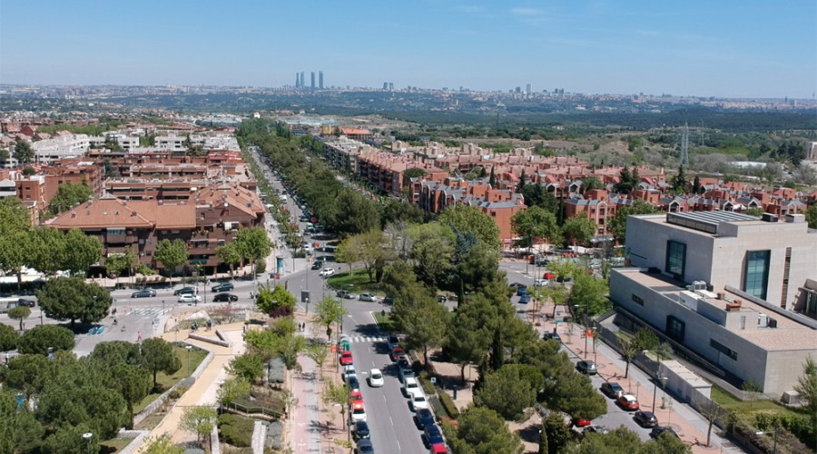 Foto aérea Pozuelo de Alarcón