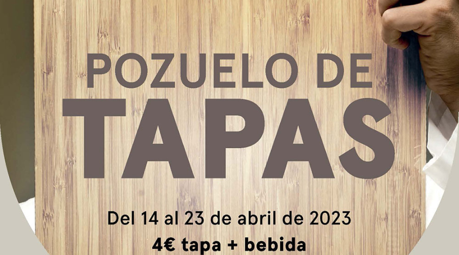 Cartel Pozuelo de Tapas - abril 2023