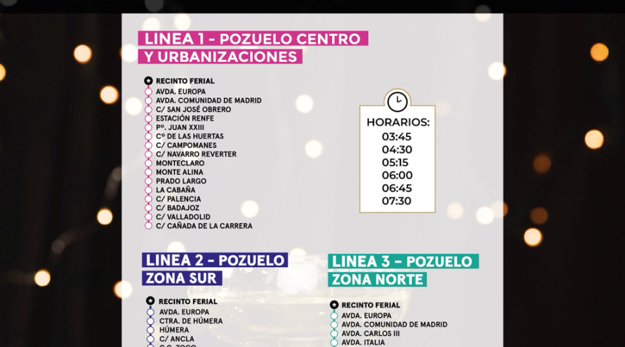 buses vuelta a casa