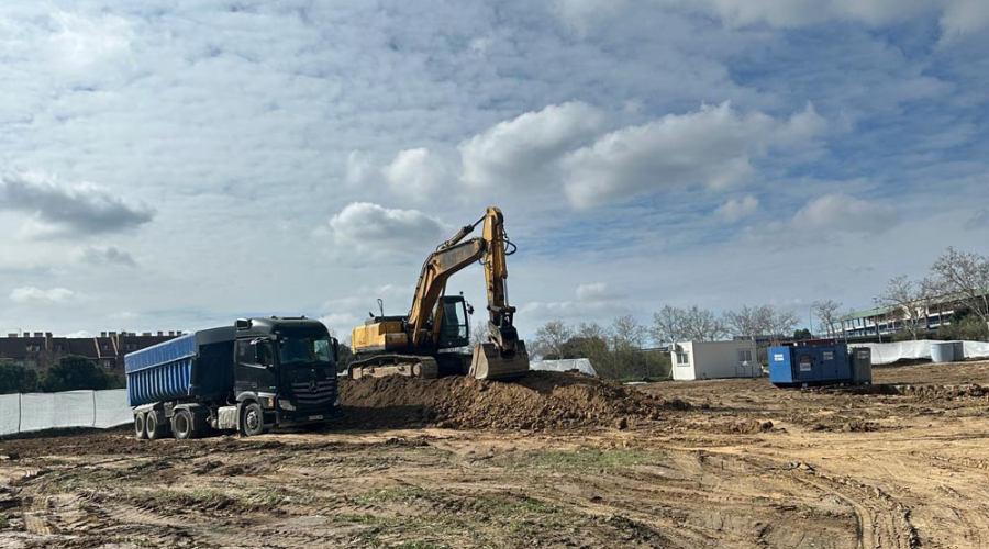 Obras del cuarto centro de salud de Pozuelo de Alarcón
