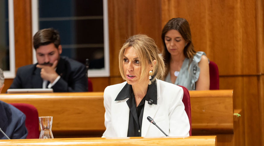 La alcaldesa Paloma Tejero en el Debate del estado del municipio