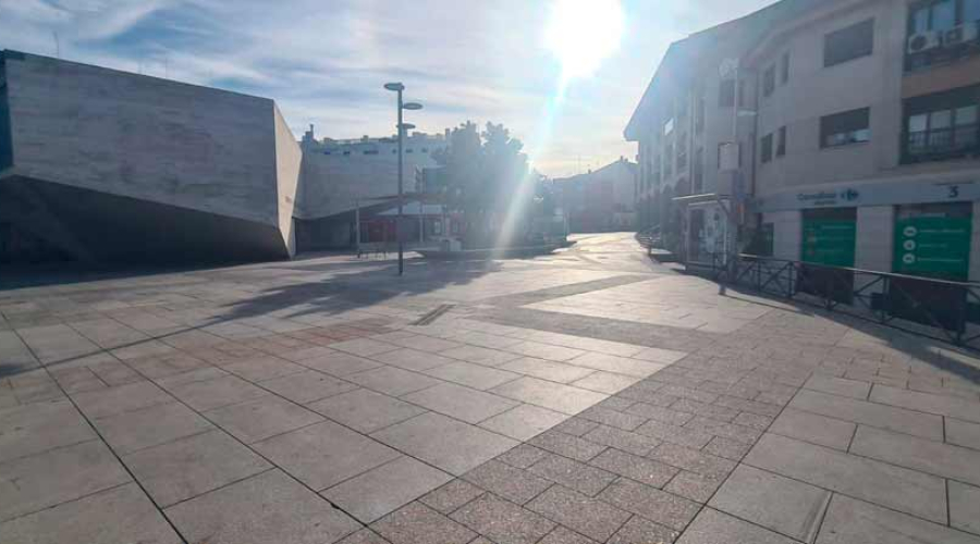 Limpieza plaza
