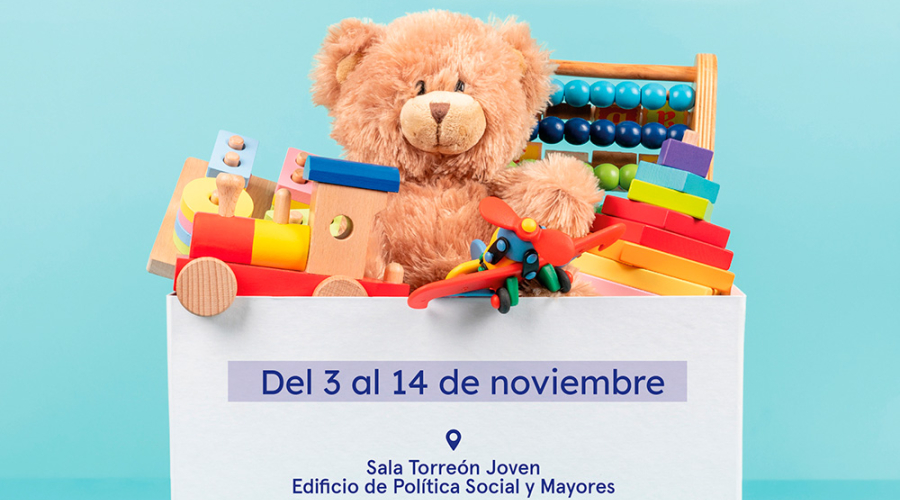 Cartel de la campaña de la recogida de juguetes 2025