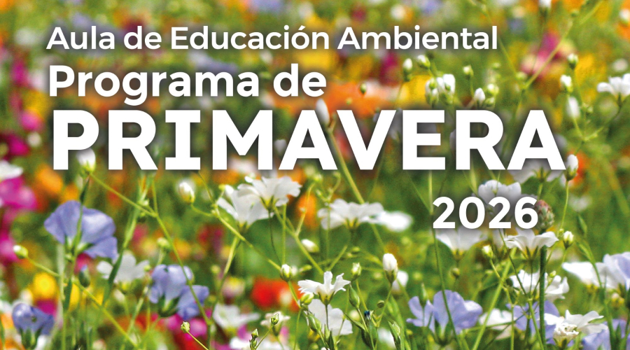 cartel aula en primavera