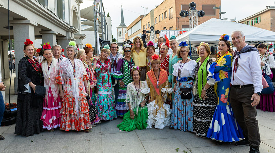 Alcaldesa en la feria de abril