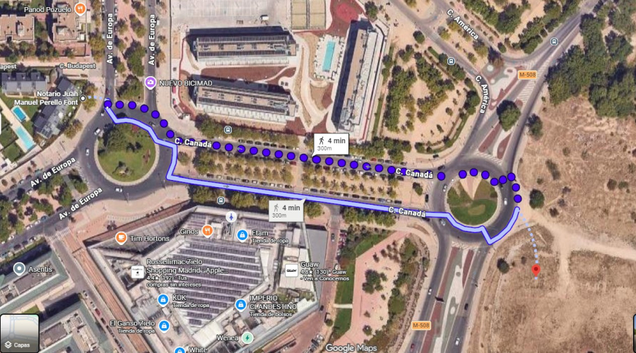 mapa zona recinto ferial